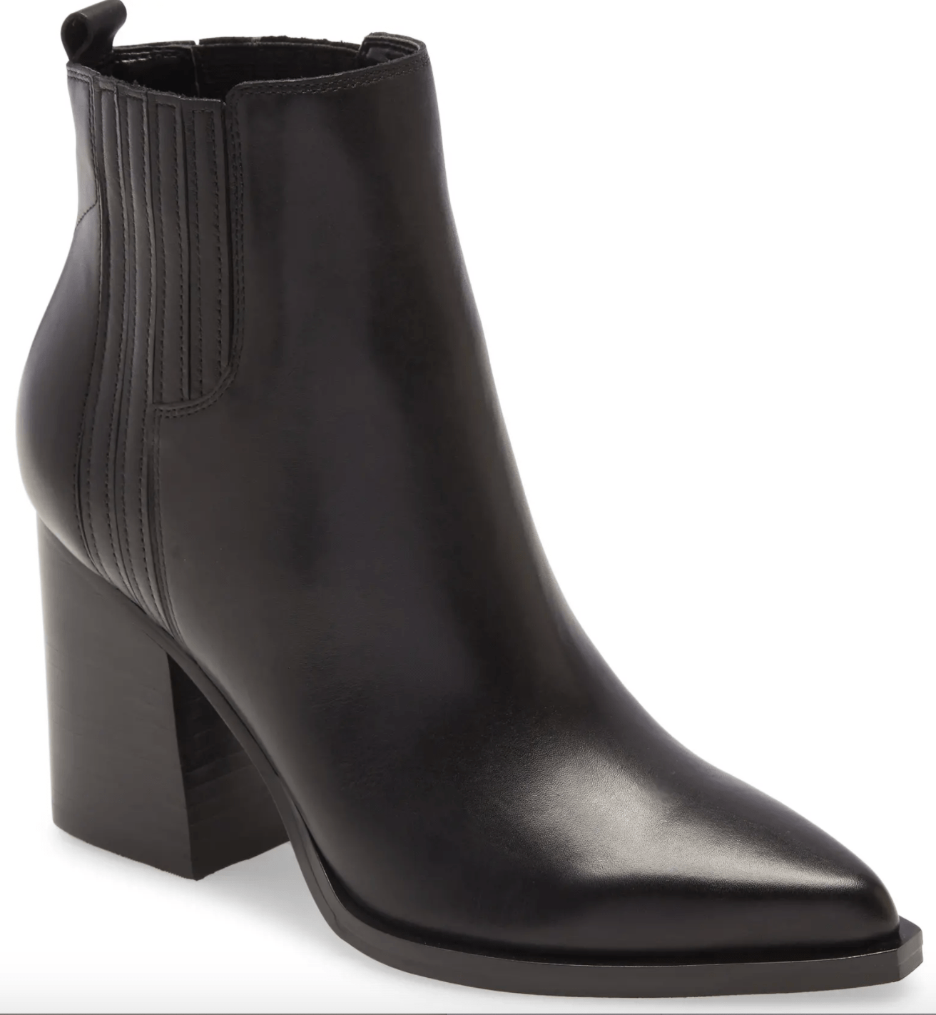 marc fisher pointed toe balck bootie
