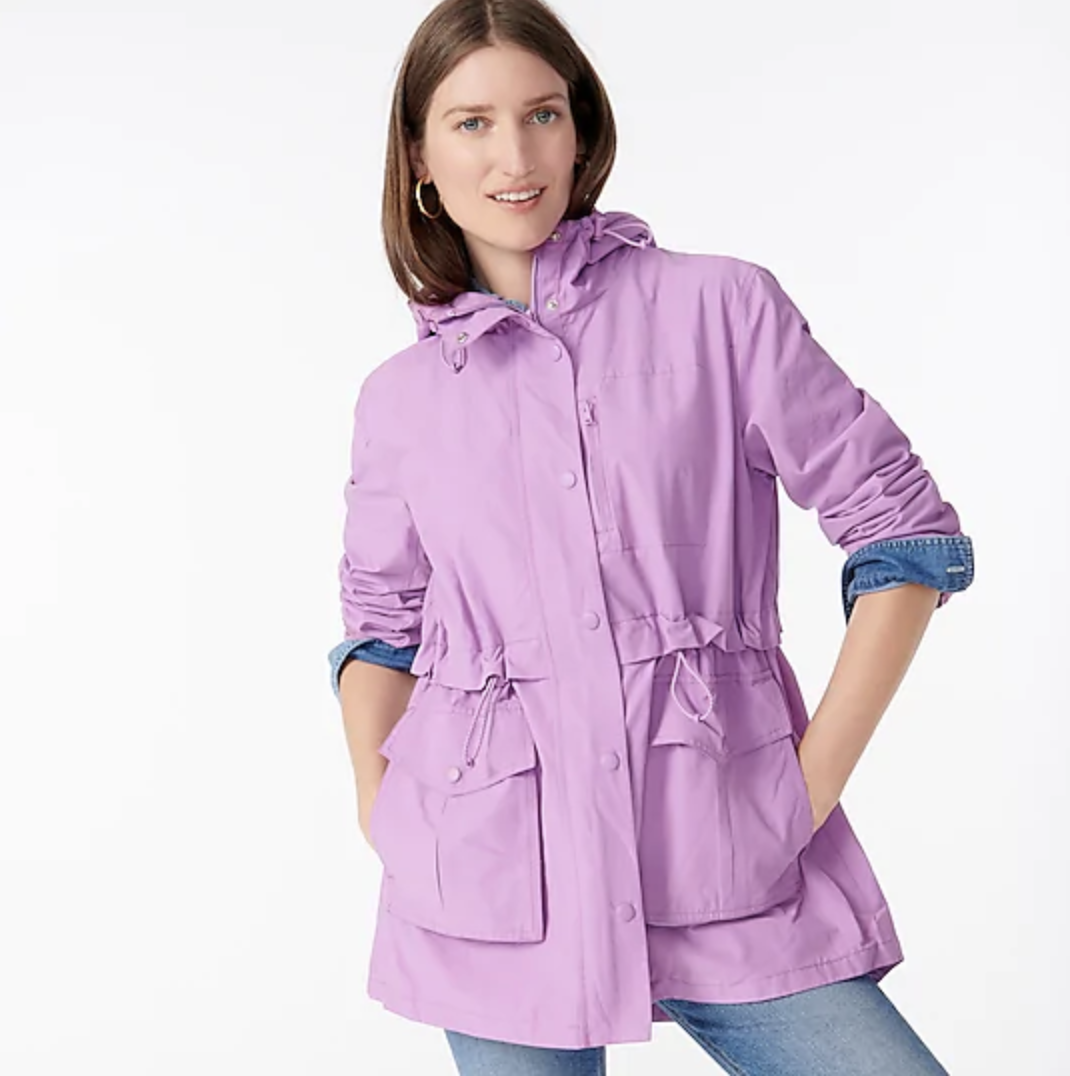 best womens raincoat, j crew cute rain jackets to shop