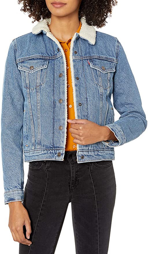 The Levi's Sherpa Trucker Jacket Zendaya Loves Is On Sale for Amazon Prime  DayHelloGiggles