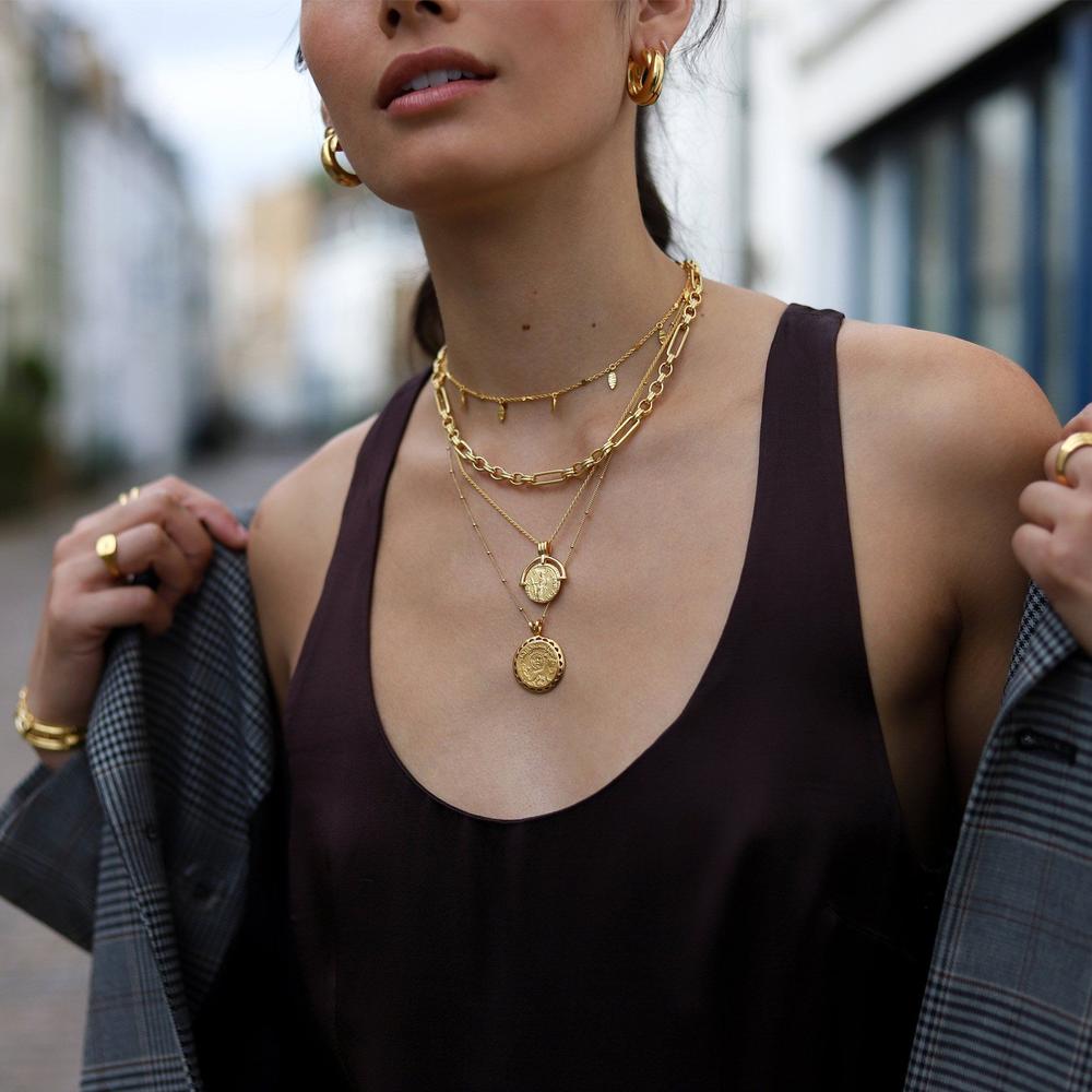 Buy Gold Coin Pendant, One Ounce Gold Coin Bezel Frame Medallion Necklace,  Mens Gold Coin Necklace Genuine Diamonds Online in India - Etsy