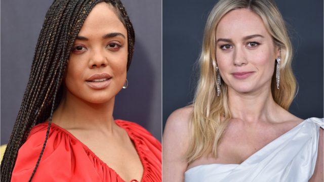 tessa thompson and brie larson marvel bullying