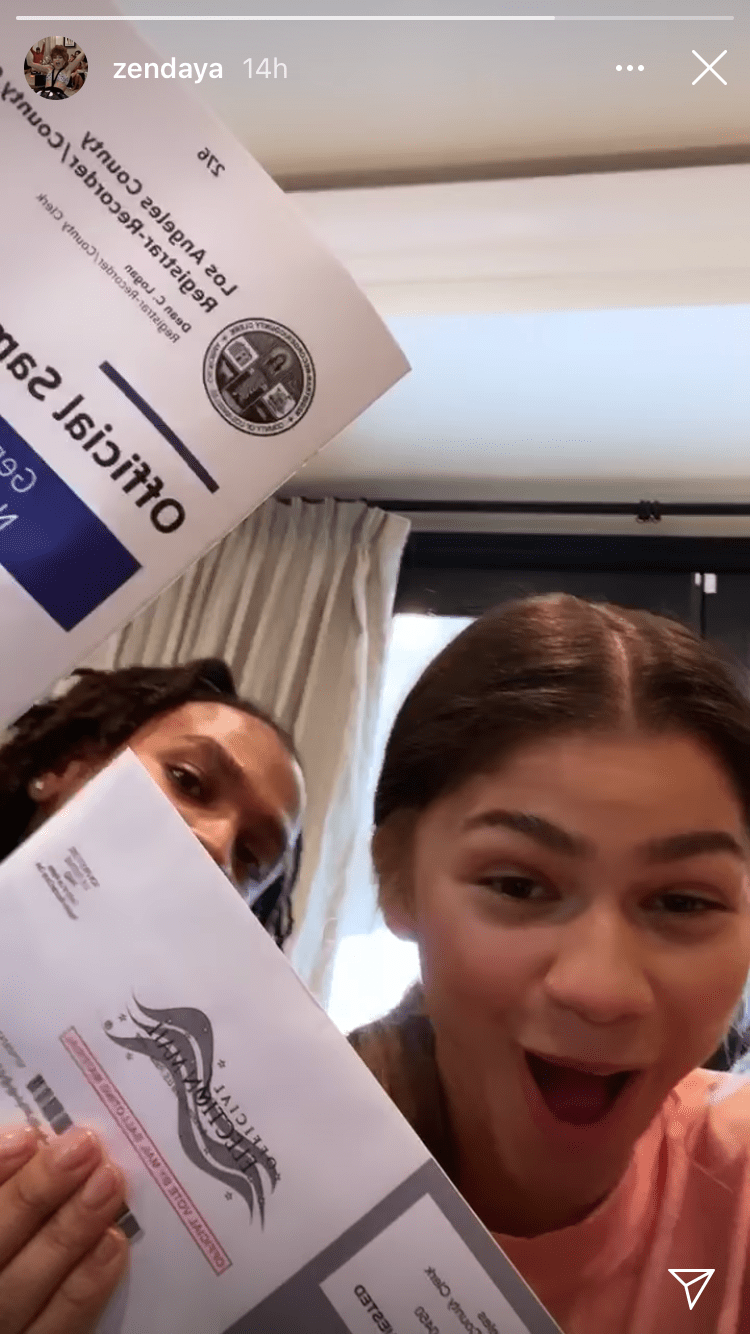 zendaya celebrities voting