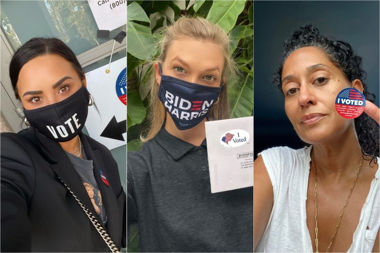 famous people who voted, karlie kloss voting
