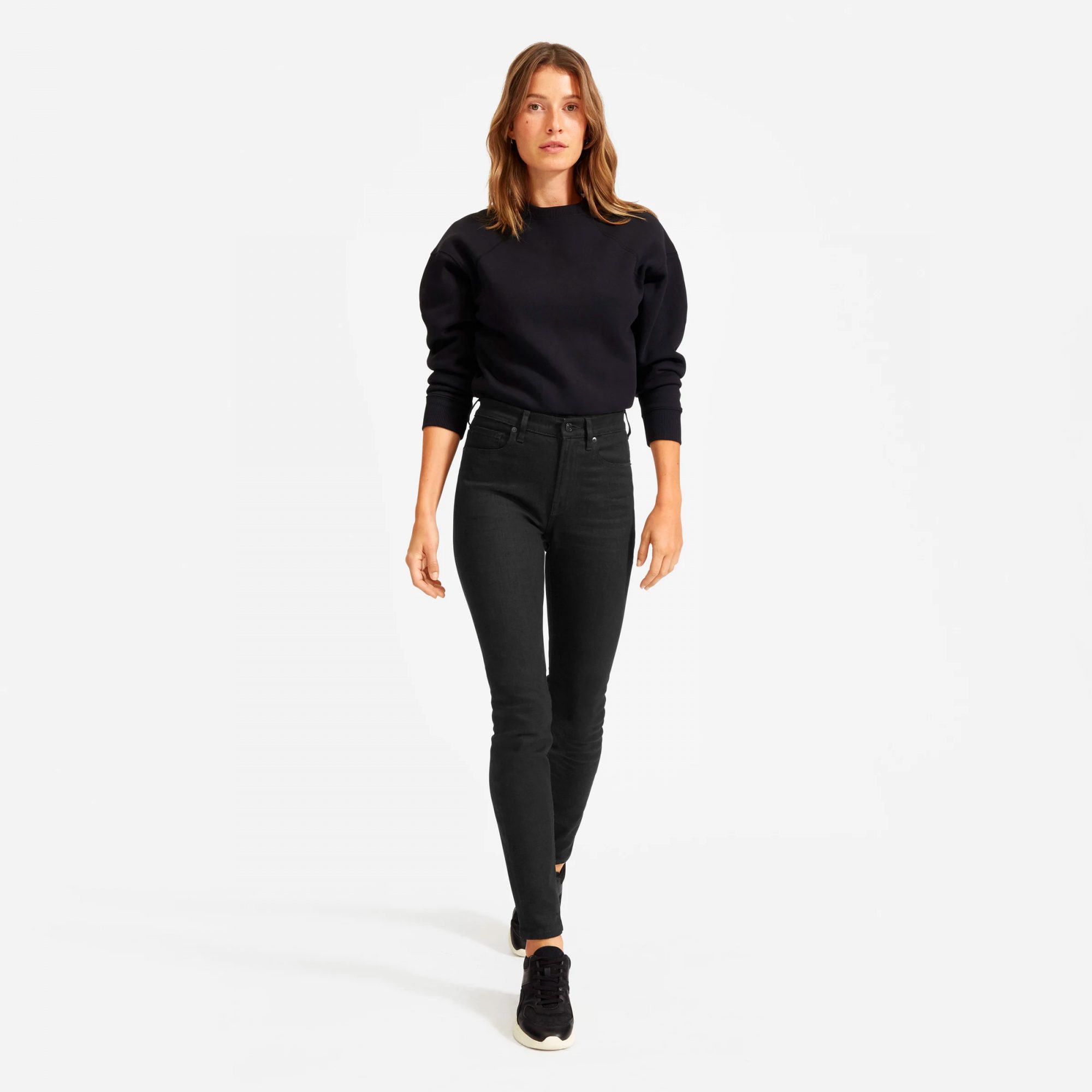 Black jeans store black shirt women