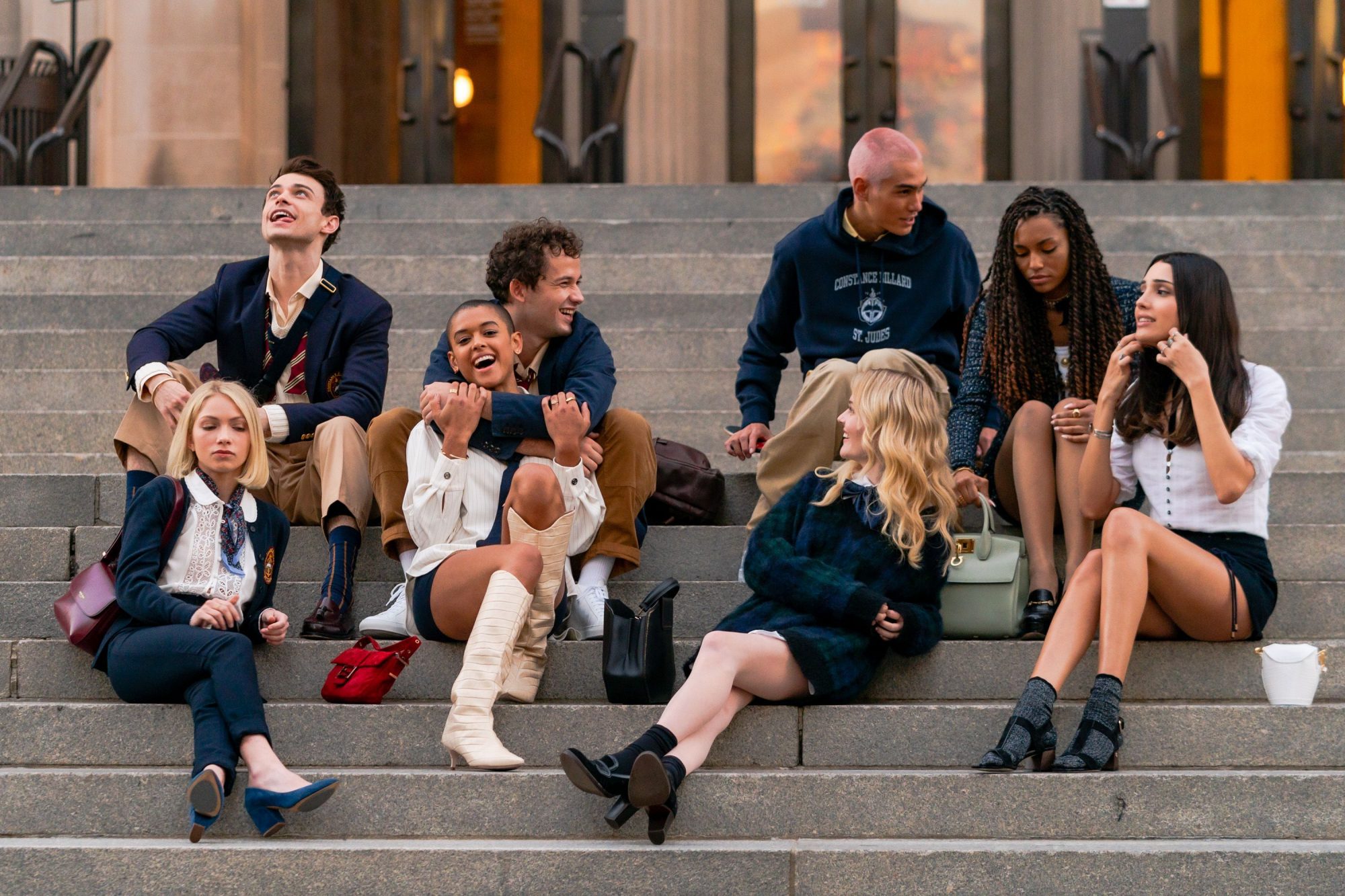 gossip girl cast photoshoot