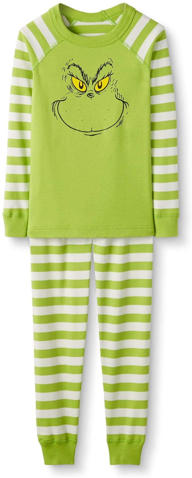 Grinch best sale striped pajamas