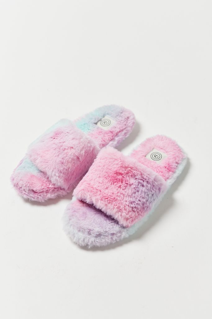 Urban outfitters fur on sale slides