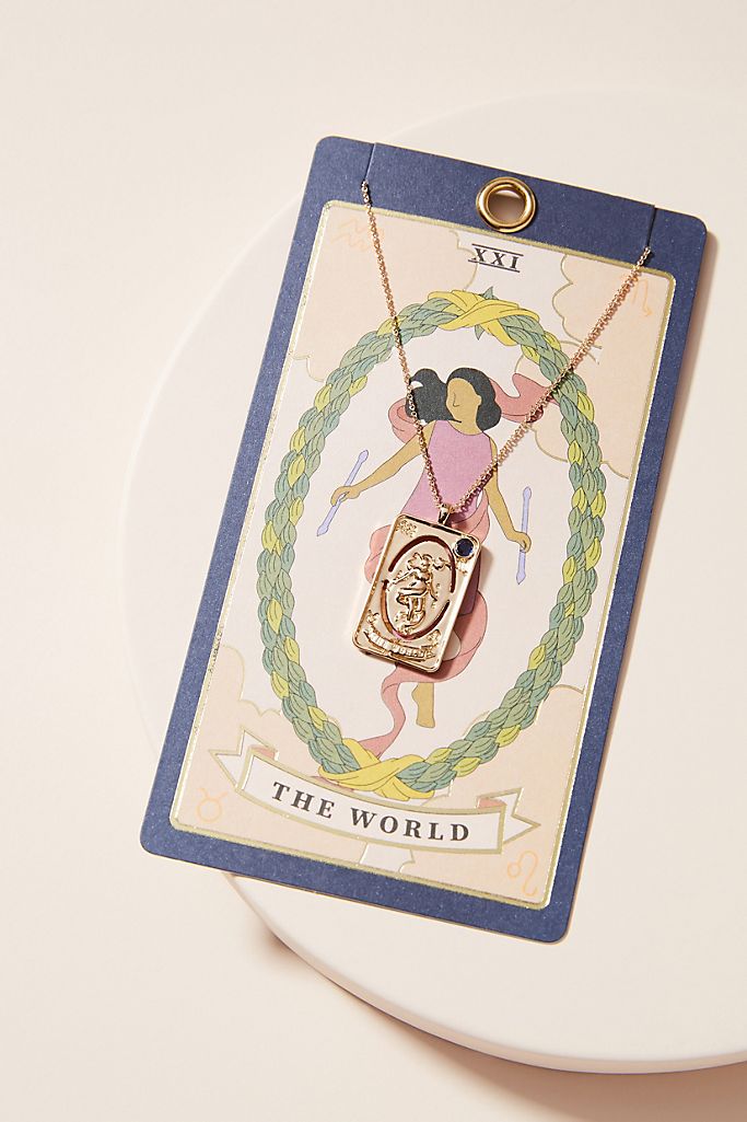 anthropologie tarot necklace