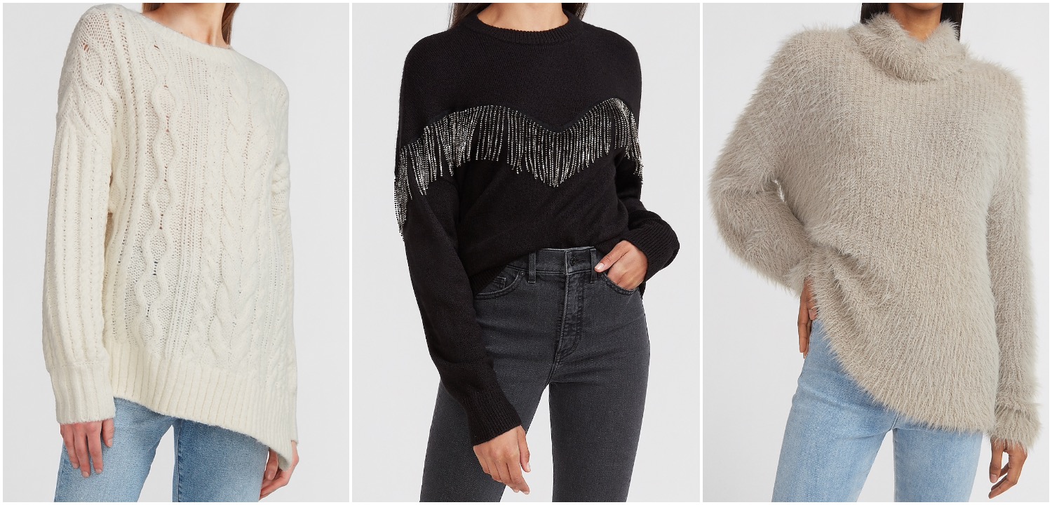 Express sweaters