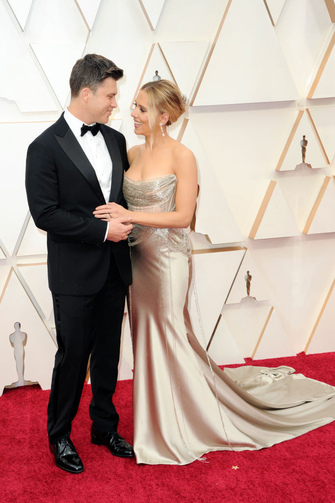 scarlett johansson colin jost wedding