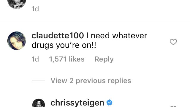 chrissy teigen comment