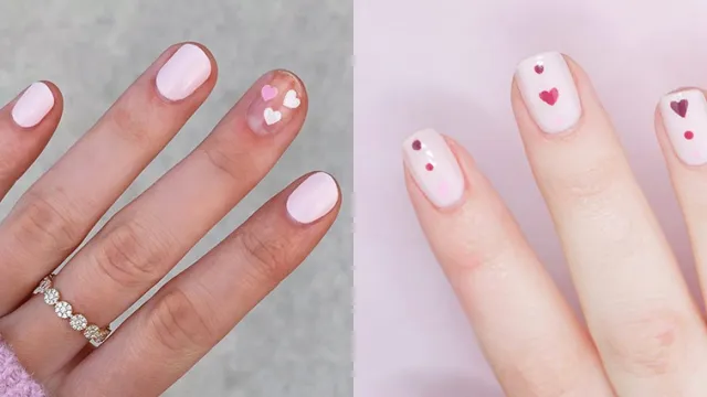 valentine's day nail art