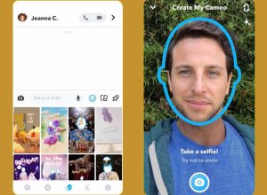 how to use snapchat cameo