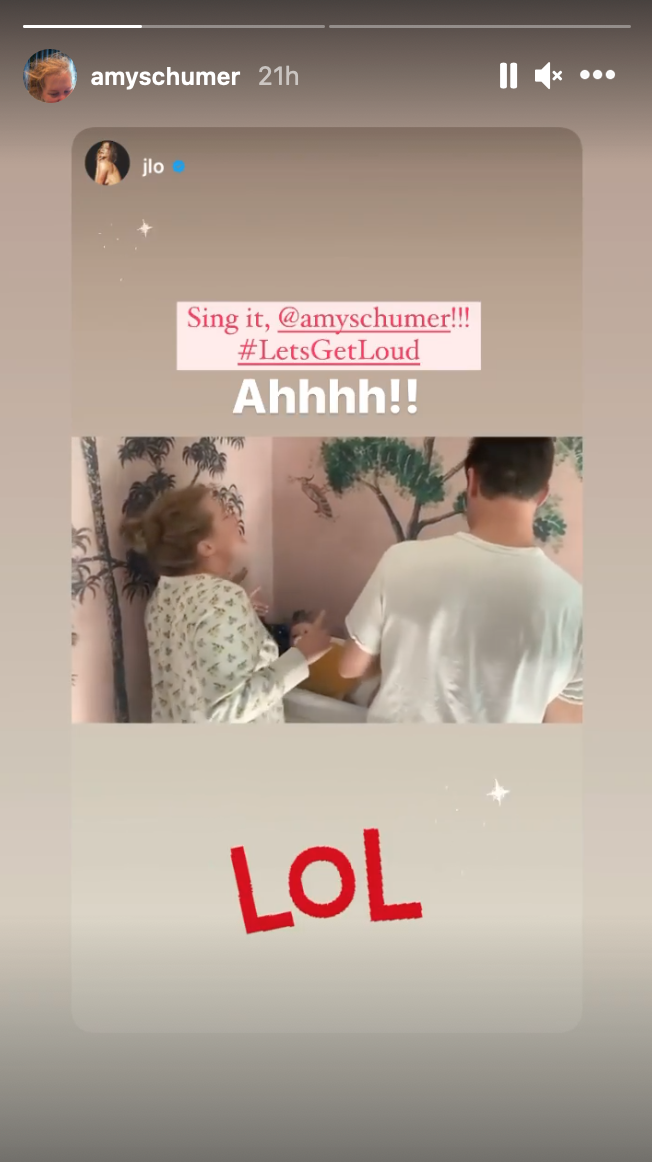 Amy Schumer Instagram Story