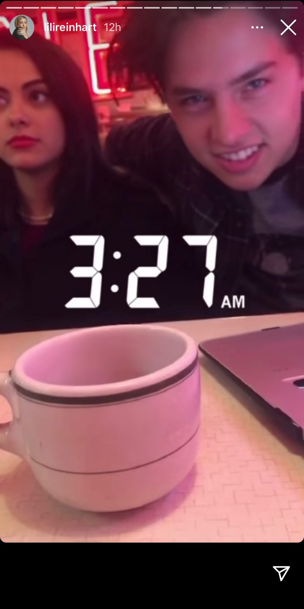 Camila Mendes and Cole Sprouse on Riverdale