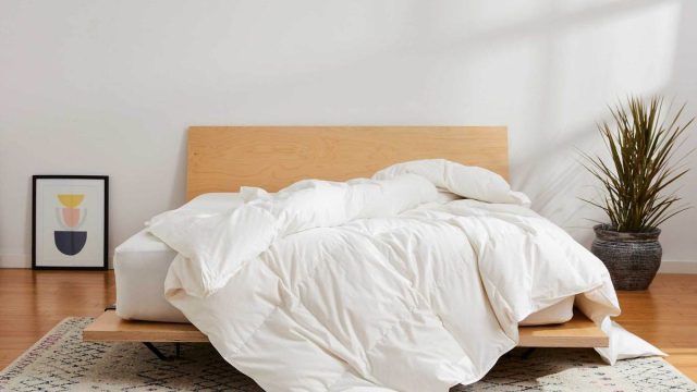 brooklinen down comforter, President day sale