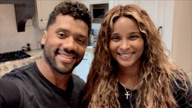 Russell Wilson and Ciara