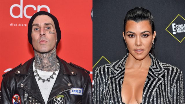Travis Barker and Kourtney Kardashian