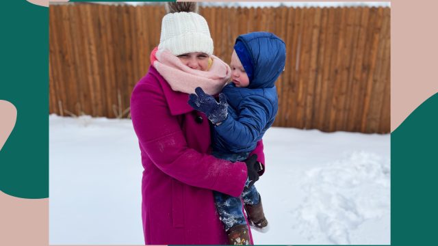Snow storm texas, motherhood