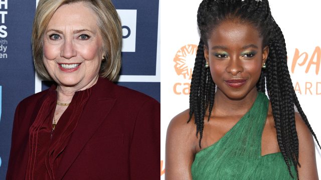 Hillary Clinton and Amanda Gorman