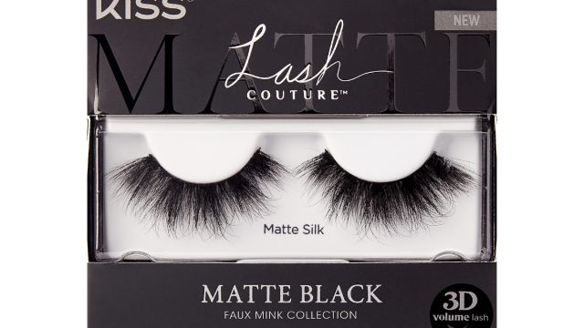 kiss matte black lashes