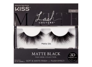 kiss matte black lashes