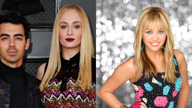 sophie turner joe jonas hannah montana