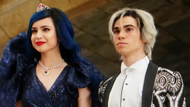 Sofia Carson and Cameron Boyce in Descendants