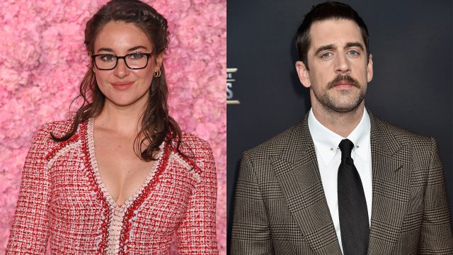Shailene Woodley and Aaron Rodgers