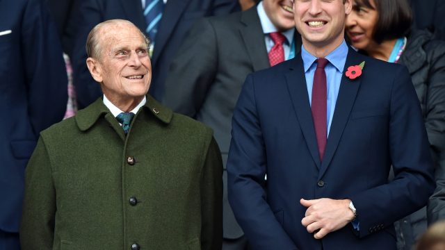 Prince Philip and Prince William