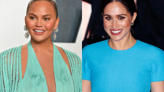 Chrissy Teigen and Meghan Markle