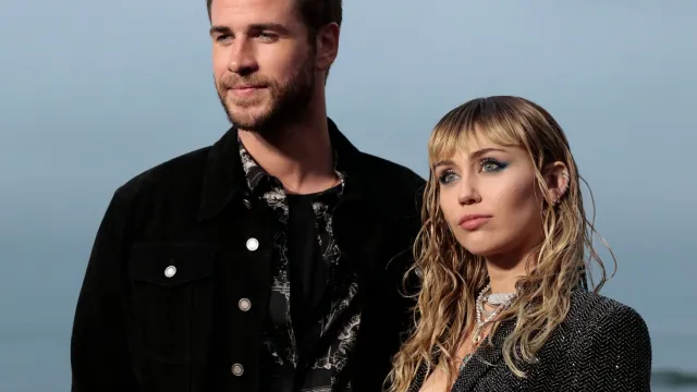 Liam Hemsworth and Miley Cyrus
