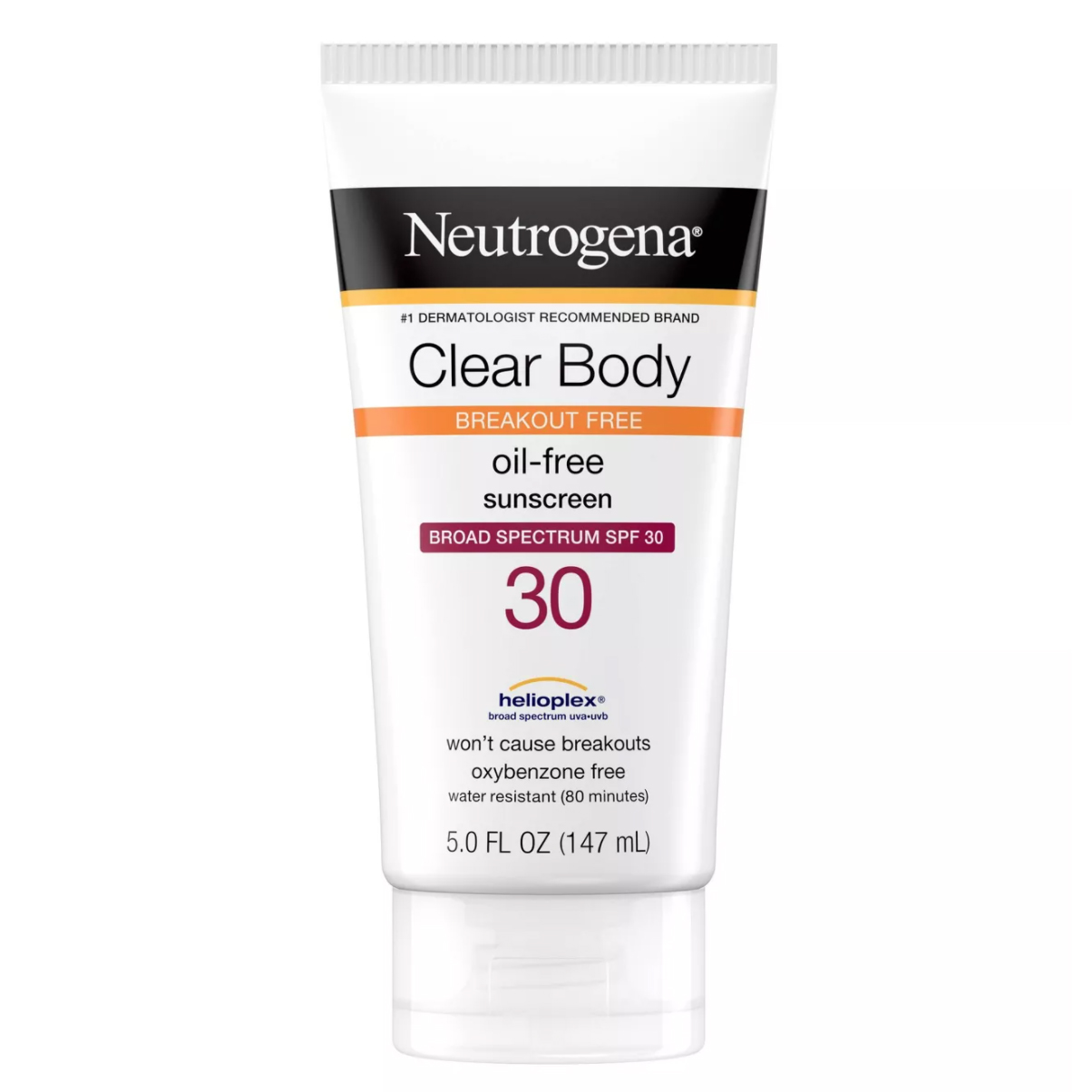 best sunscreens body acne neutrogena drugstore