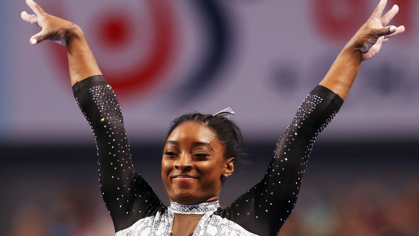 Simone Biles' Leotards for Her 7th National Championship Win Had a