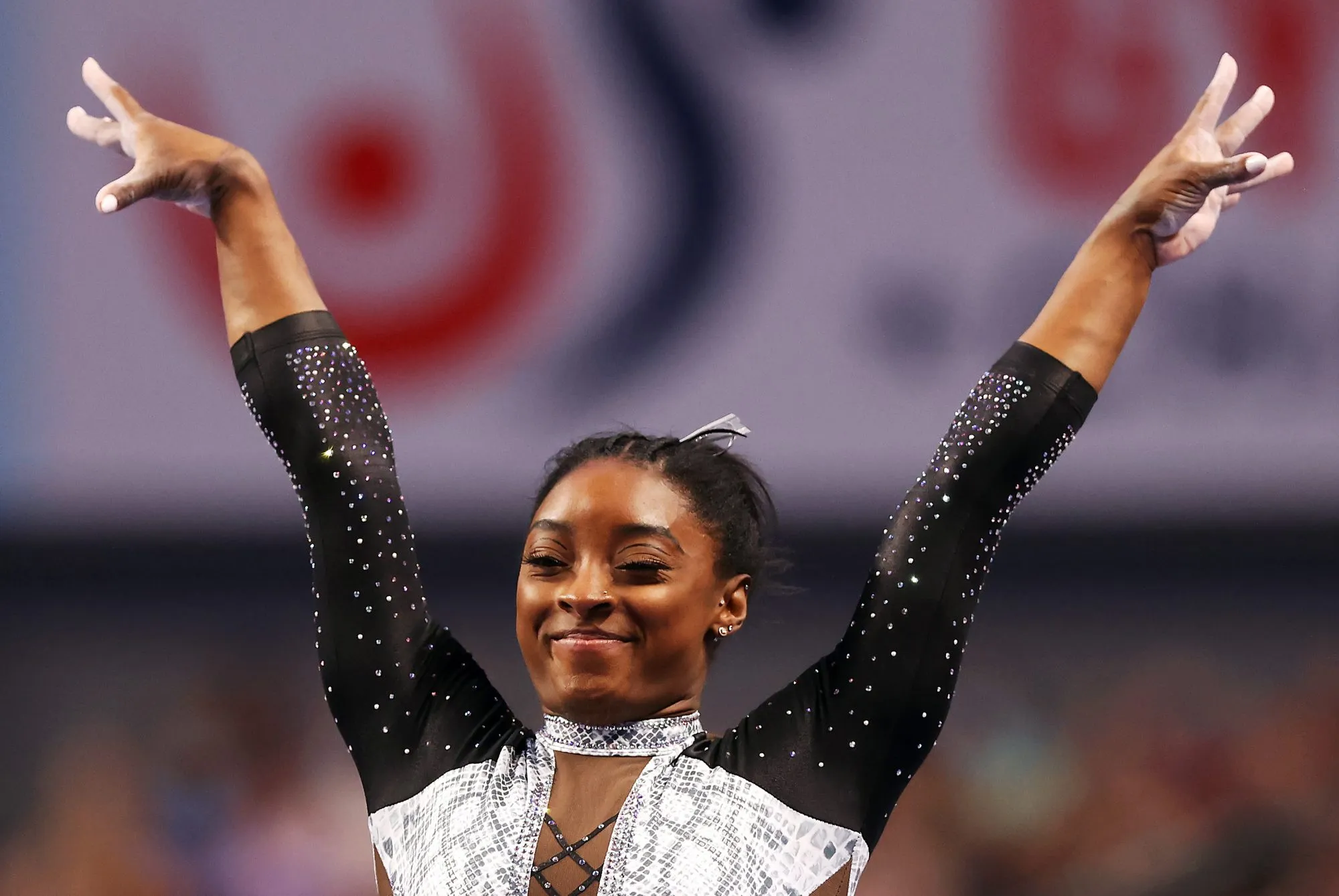 Simone Biles' Leotards for Her 7th National Championship Win Had a