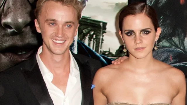Tom Felton and Emma Watson