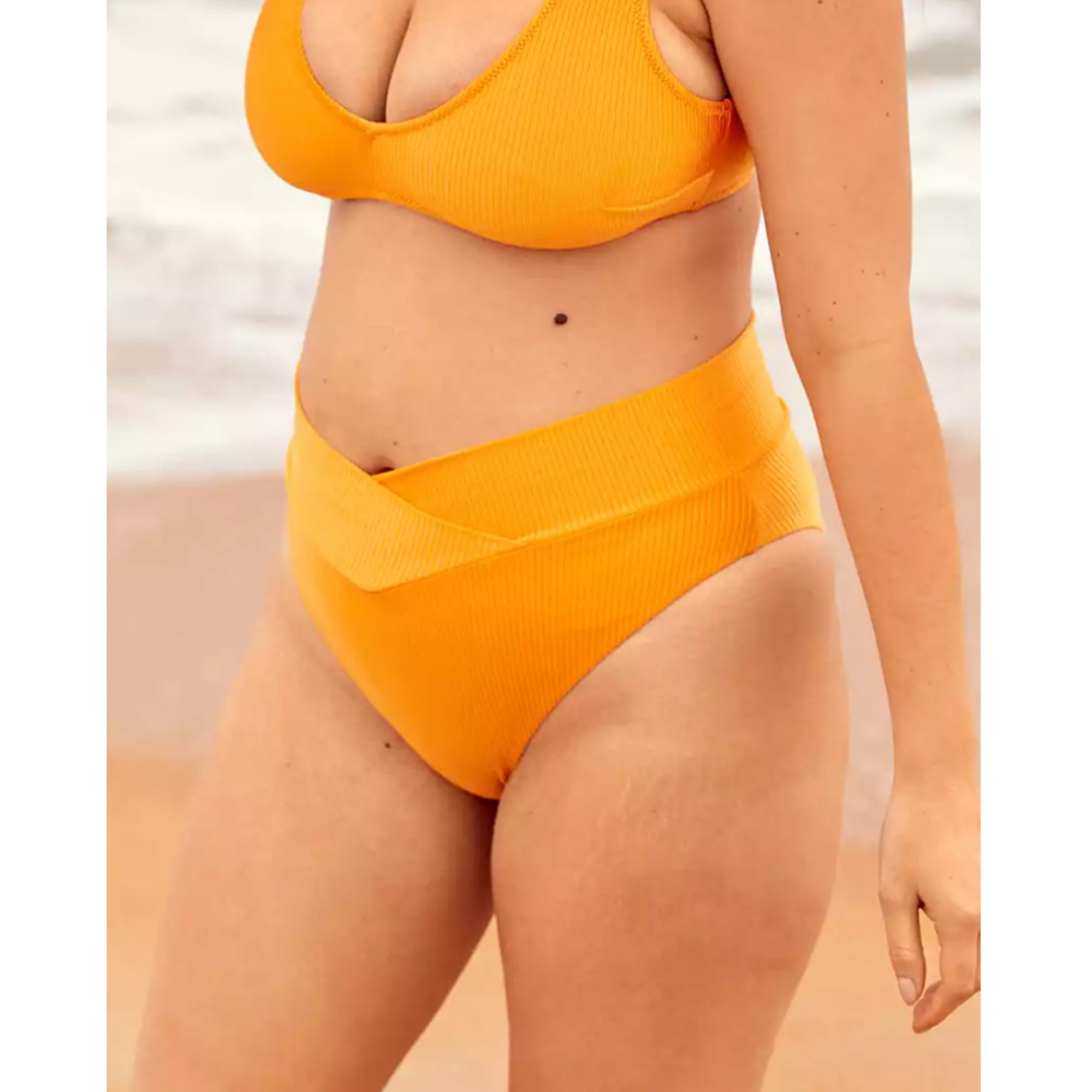 High Rise Bikini Bottom in Yellow. Revolve Women Sport & Swimwear Swimwear Bikinis High Waisted Bikinis 