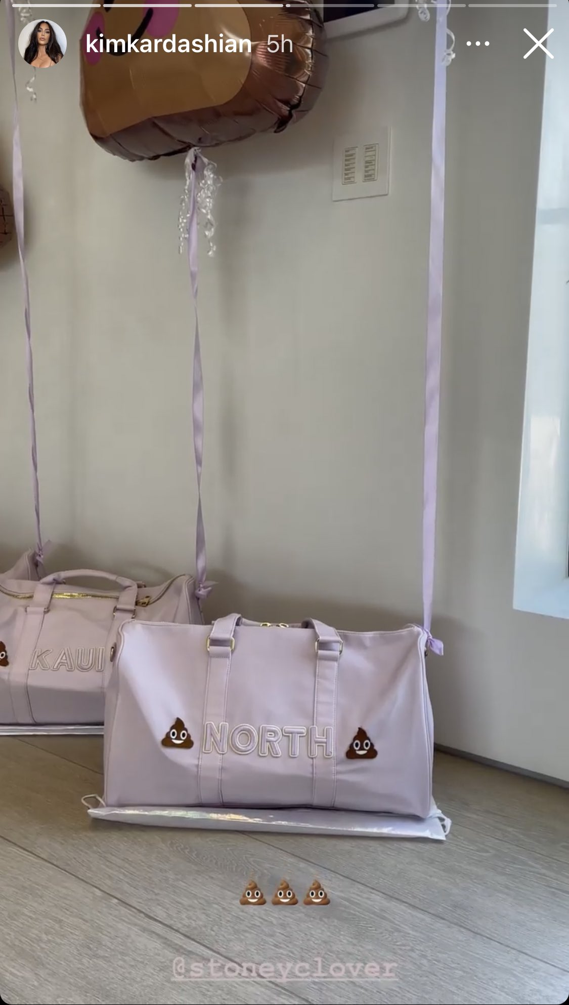 North West poop party