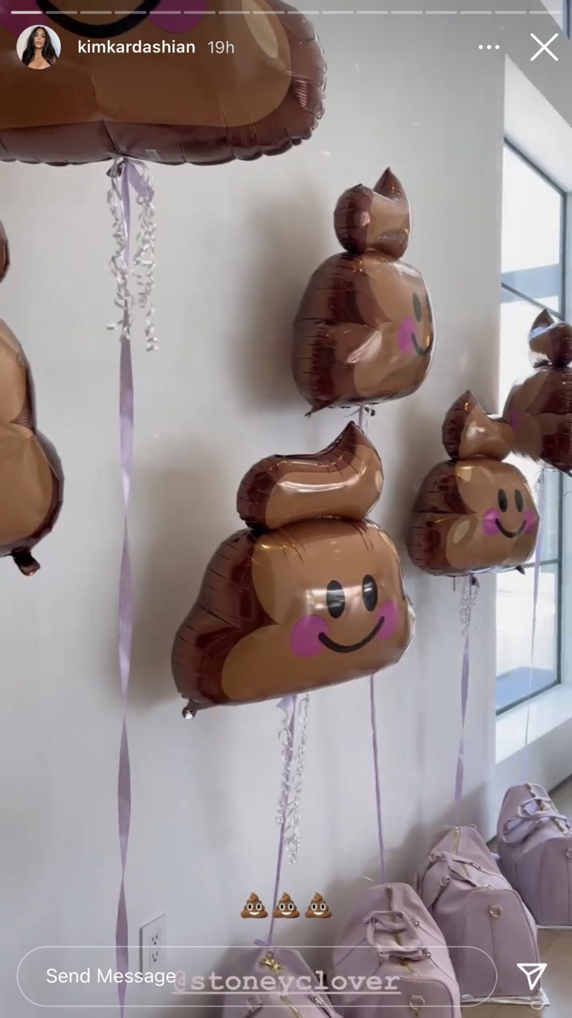North West's poop party