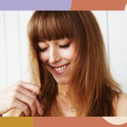 how to style bangs