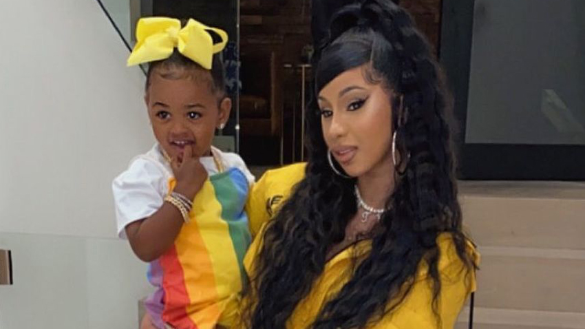 Cardi B Shared the Sweetest Video of Daughter Kulture Kissing Her ...