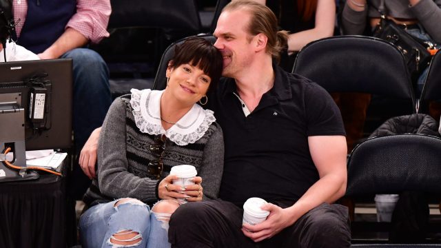 Lily Allen and David Harbour