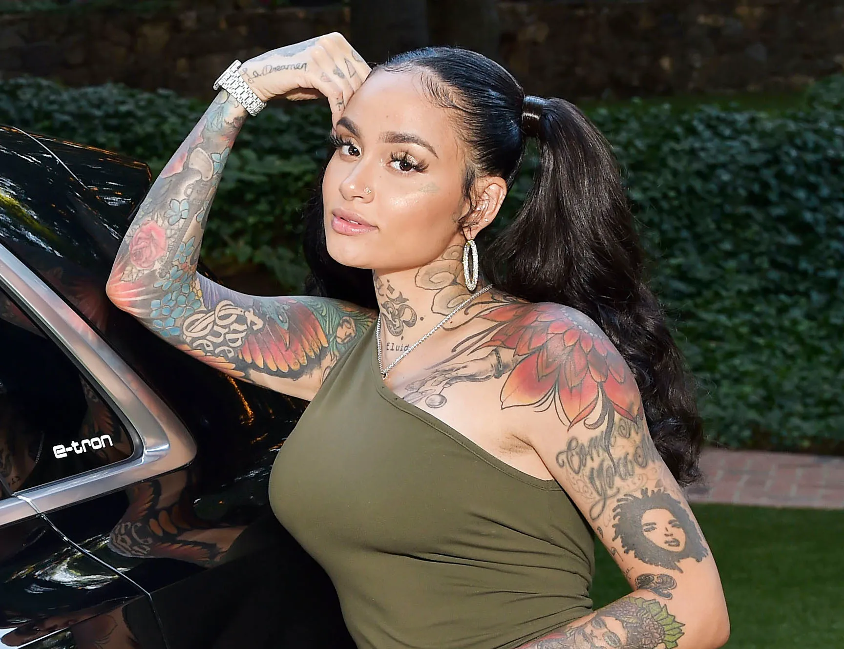 1. Kehlani's Half Blonde Hair Transformation - wide 7