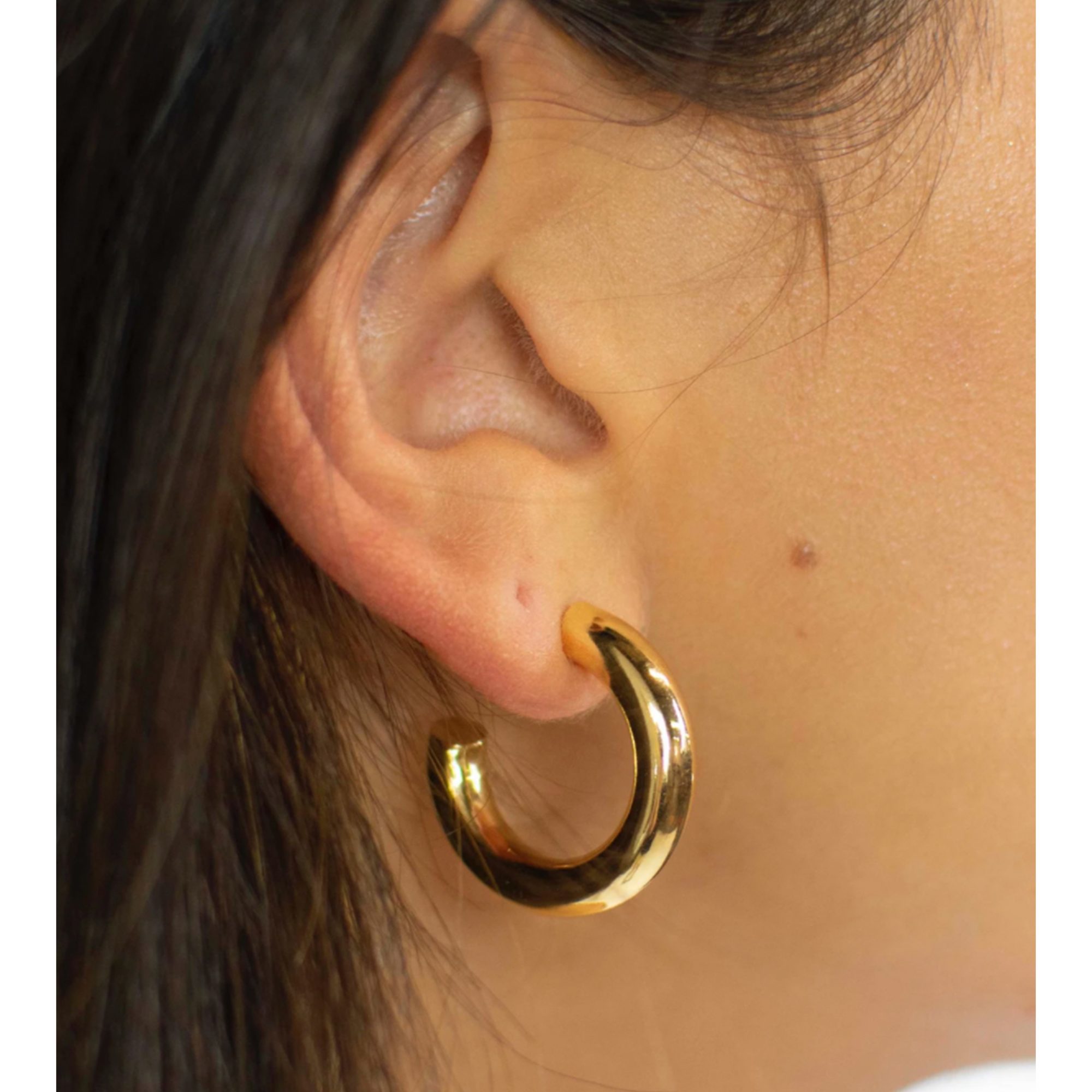 Buy Eanna Diamond Hoop Earrings 18 KT yellow gold (5.062 gm). | Online By  Giriraj Jewellers