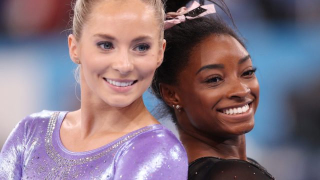 MyKayla Skinner and Simone Biles