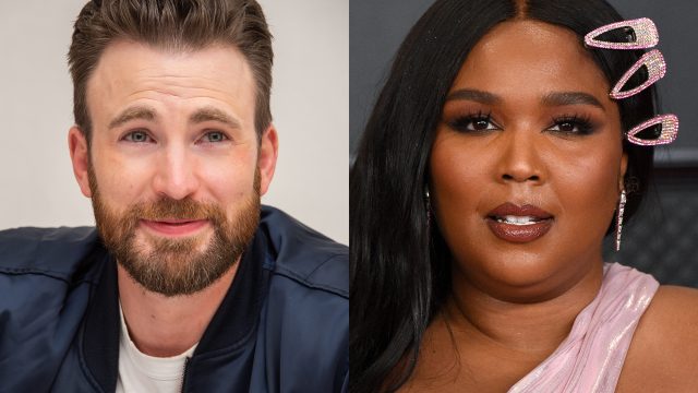 Chris Evans and Lizzo
