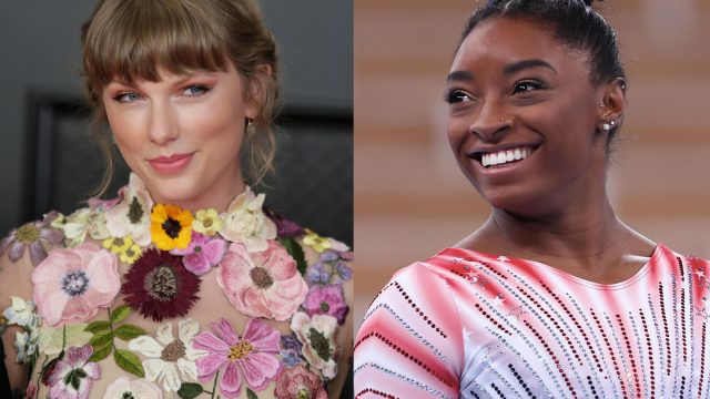 Taylor Swift and Simone Biles