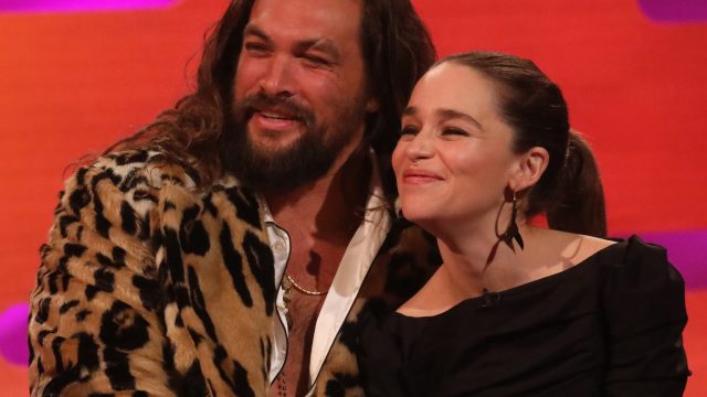 Jason Momoa and Emilia Clarke