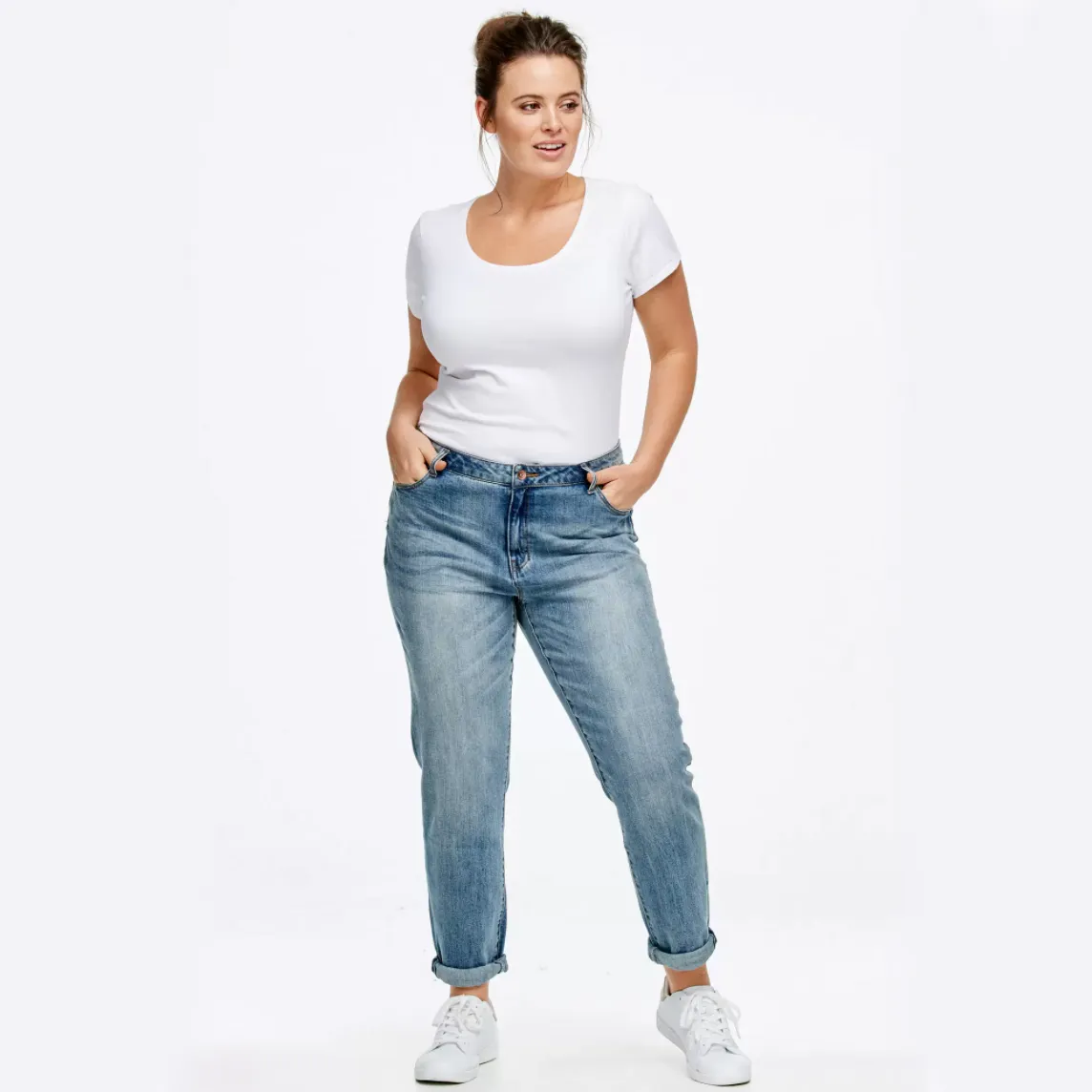 Best boyfriend jeans store for plus size