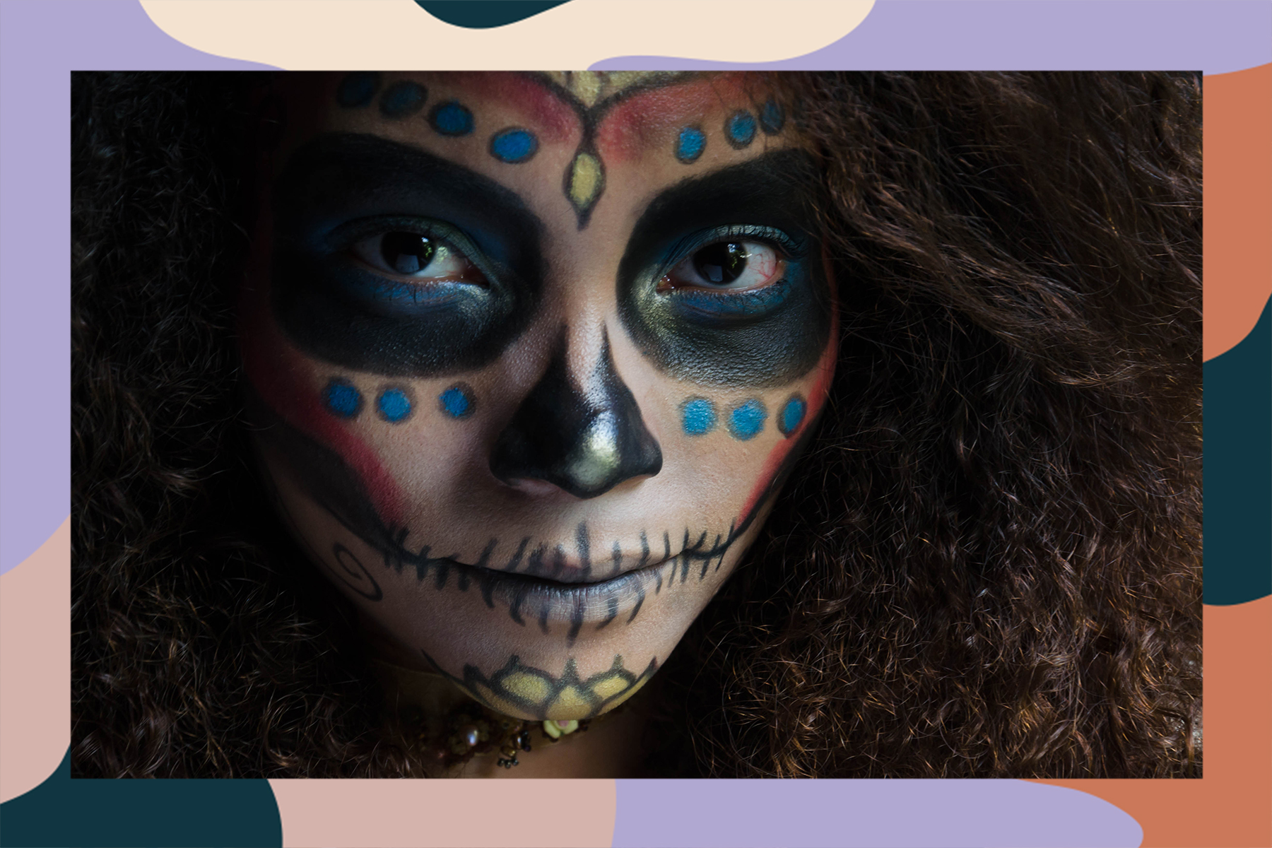 halloween sugar skull face makeup